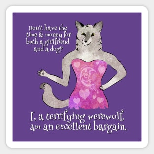 Werewolf Girlfriend Sticker